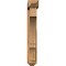 Ekena Millwork Balboa Arts and Crafts Rough Sawn Bracket w/ Offset Brace, Western Red Cedar, 6"W x 28"D x 40"H BKT0604X28X40BOA03RWR - alternate 2